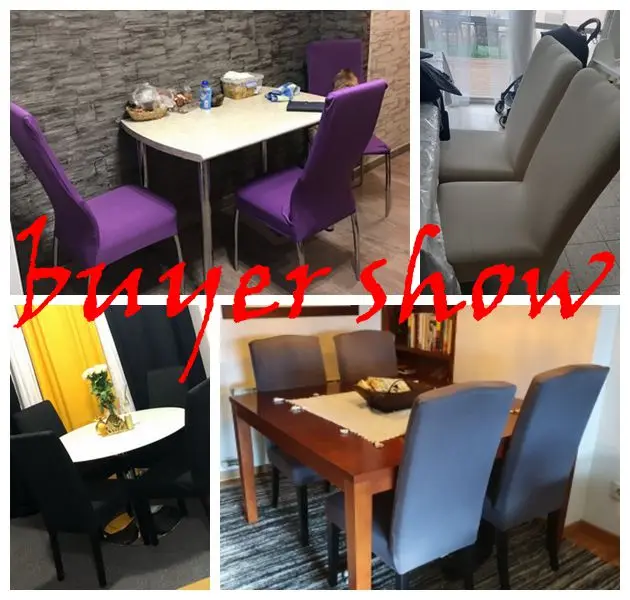 1/2/4/6 шт. плюшевые чехлы на стулья | Дом и сад