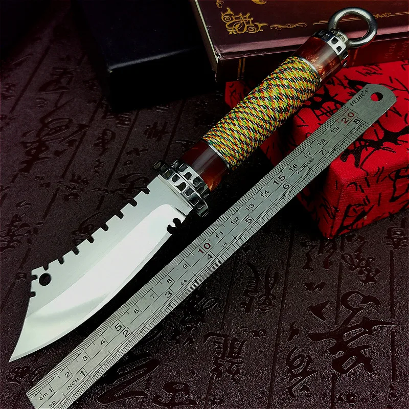 PEGASI уличный кованый нож для самообороны из высокоуглеродистой стали короткий