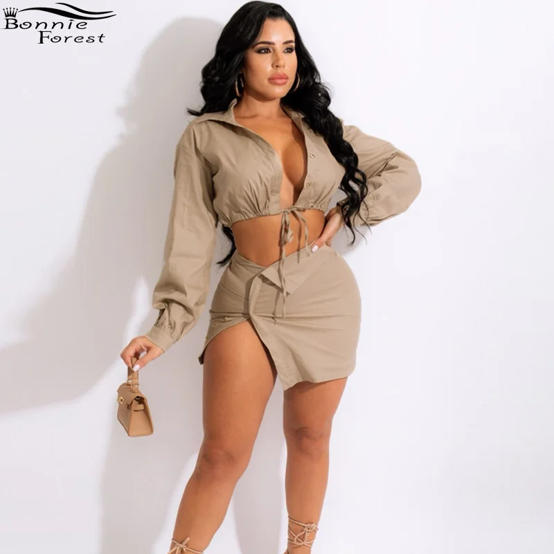 

Бонни лес, новинка, модная рубашка со шнуровкой, комплект из двух предметов, официальный костюм, Женская подходящая одежда, одежда Вечерние ...