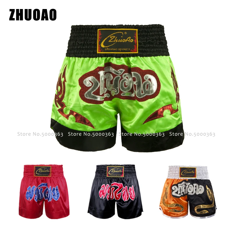 ММА детские шорты для кикбоксинга Муай Тай мужчин боксео фитнеса спортзала детей
