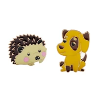 cute hedgehog pins cartoon dog %d0%b7%d0%bd%d0%b0%d1%87%d0%ba%d0%b8 shirt bag lapel badge 1pc wholesale aesthetic enamel pin jewelry gift