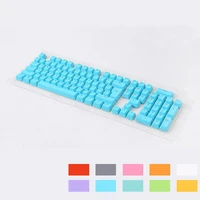 new arrival 104 doubleshot pbt spacebar keycaps blank keycaps for wired usb cherry switches mechanical keyboard keycaps