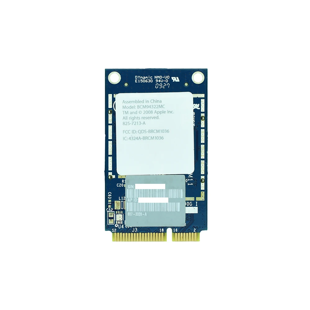 PCI-E Mini Wlan  APPLE Broadcom BCM94322MC 4322 AGN, 2, 4 , 300 /,  MAC OS