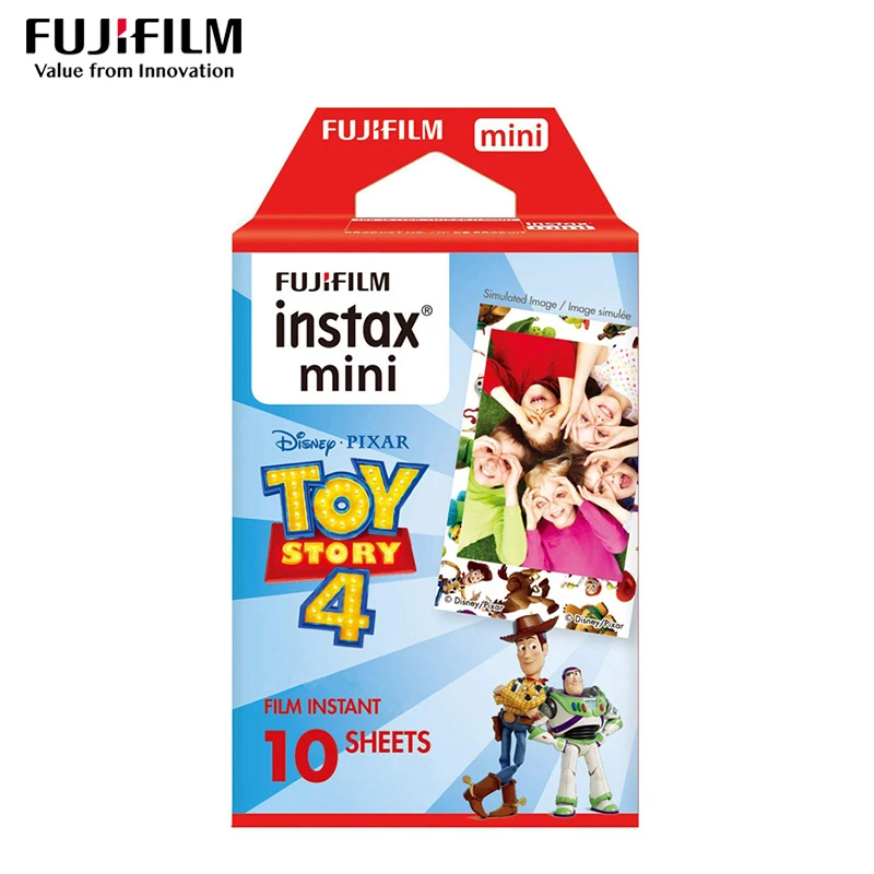 Подлинная Fujifilm Instax Mini 8 фильм История Игрушек 4 Fuji мгновенная фотобумага 10-50 листов For70 7s 50 s 90 25 SP-1 LOMO камеры