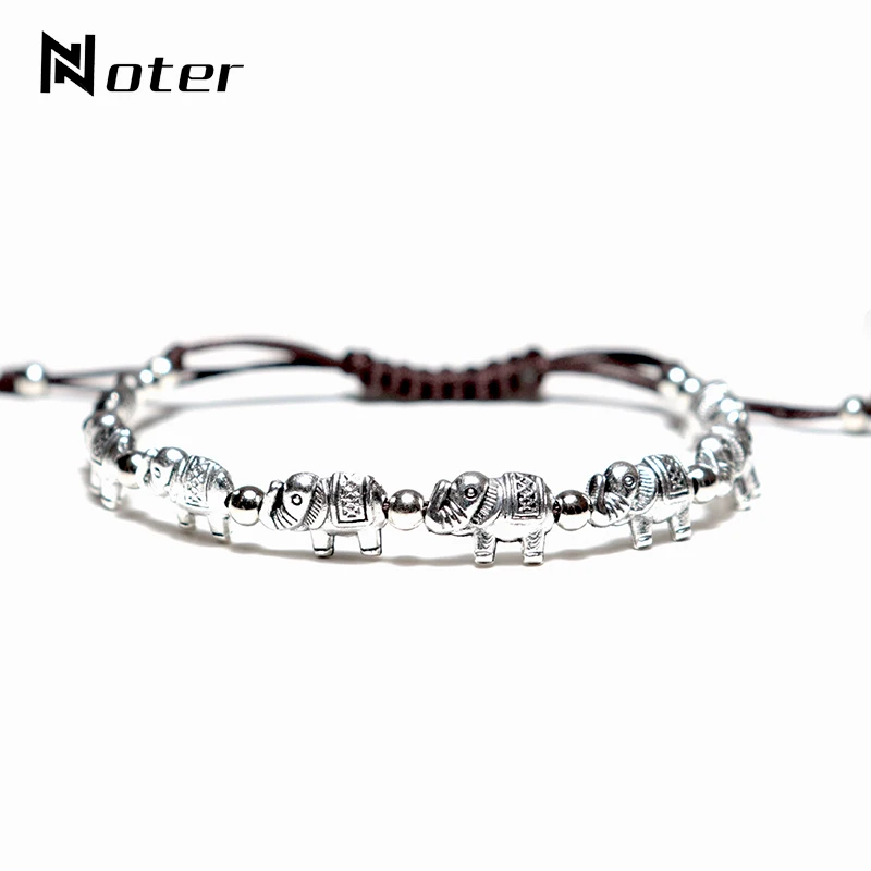 Браслет Noter плетеный из ниток для мужчин и женщин винтажный регулируемый браслет