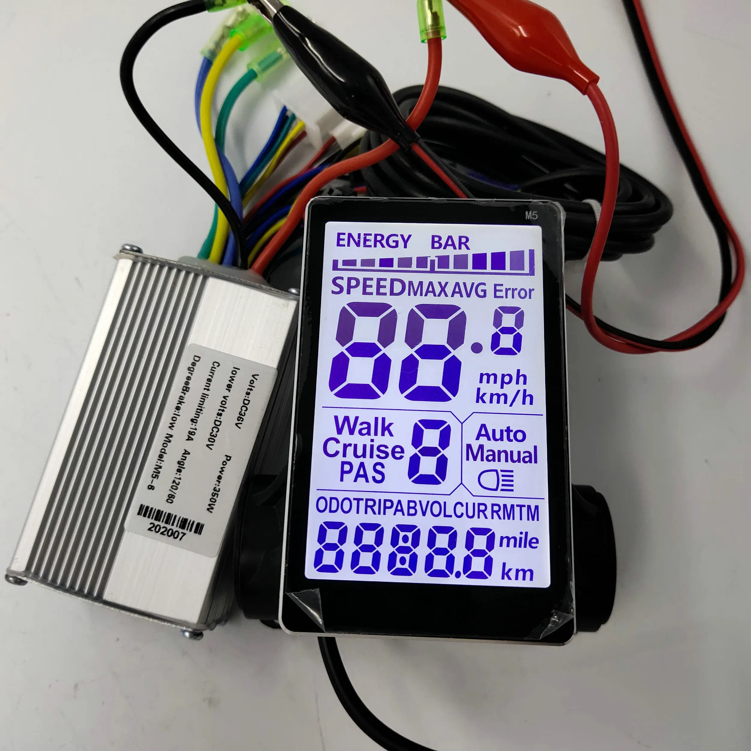 Вертикальный ЖК дисплей M5 + переключатель BLDC контроллер 24v36v48v60v 250w350w для