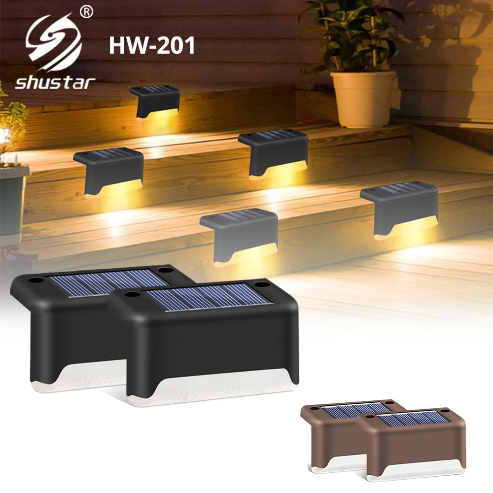 

Solar Light LED Outdoor IP65 Waterproof Step Light White Light/Warm White Light Stair Fence Garden Garden Decorative Light