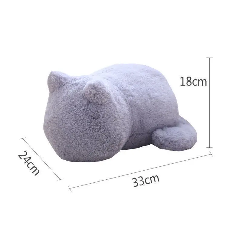 

Lovely Cat Doll Shaped Pillow Cushion Simulation Animal Doll Plush Toy Kids Gift Home Decoration Birthday Gifts