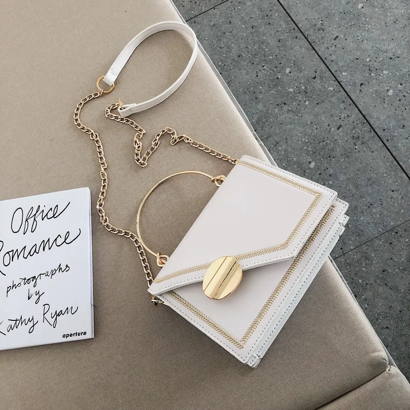 Small bag female 2020 new trendy fashion western style shoulder bag messenger bag Korean chain portable small square bag Bolso