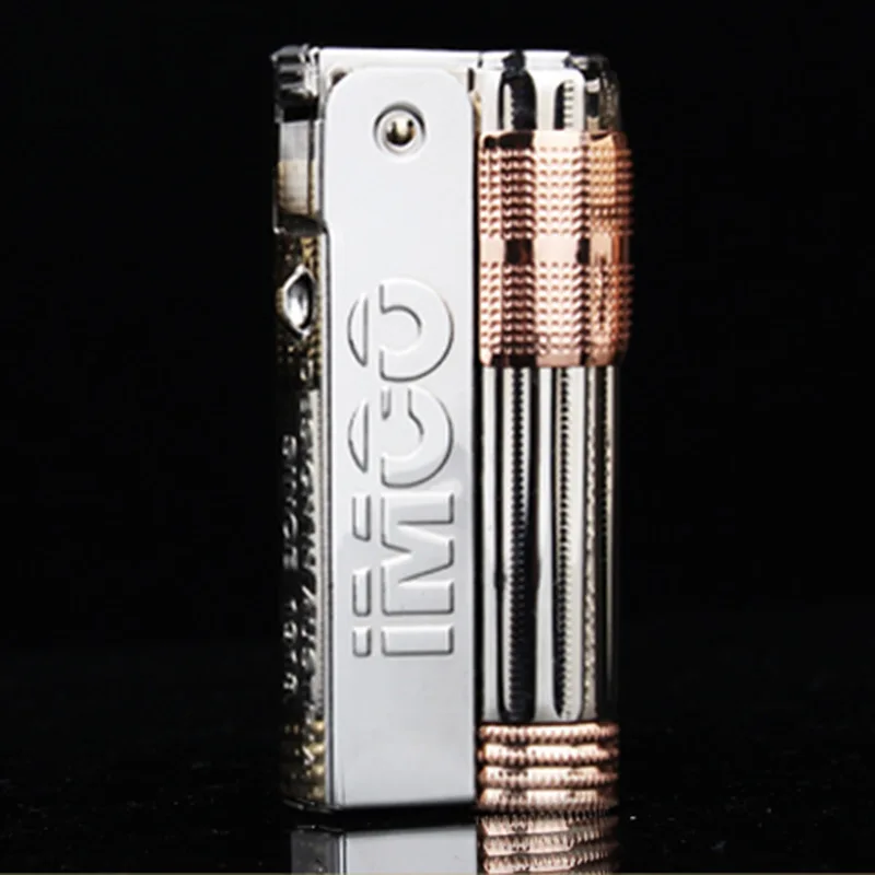 Оригинальная зажигалка IMCO из нержавеющей стали оригинальная бензиновая