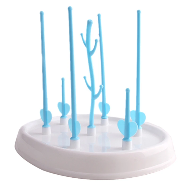 New Useful Baby Bottle Dryer Rack Simple Tree Shape Cleaning Drying Shelf Kitchen Feeding Holder Tools | Мать и ребенок
