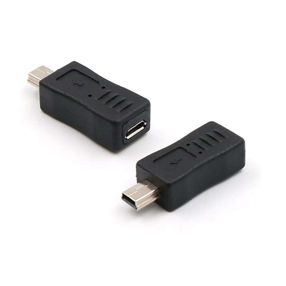 

10 Pcs Micro USB 2.0 Converter Adapter Micro USB Female to Mini USB 5Pin Male Adapter Charger Coupler Converter Connector