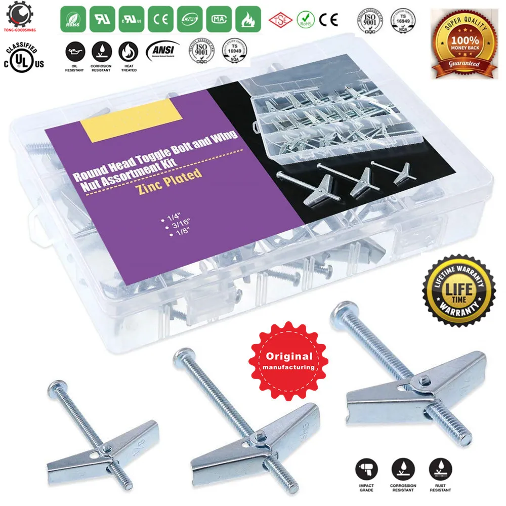 Рычажные анкеры различные болты и гайки для подвешивания тяжелых предметов на