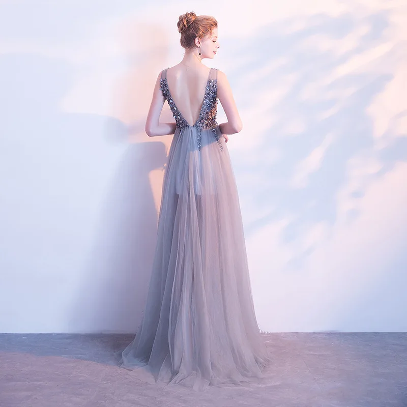 Женское вечернее платье с пайетками на ежегодном собрании новинка 2020 Модное