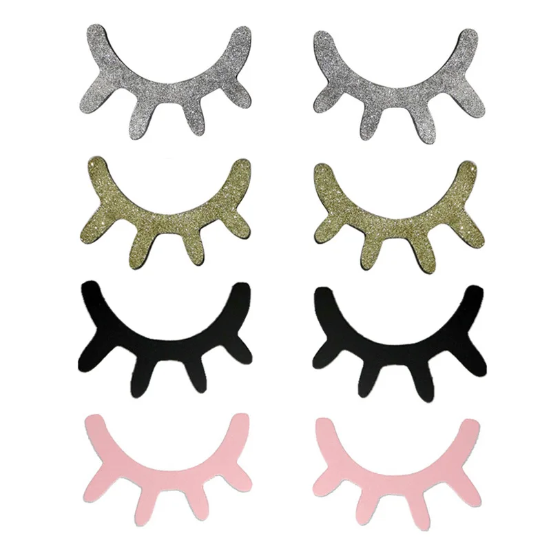 

1 Pair Nordic Style Cute Wooden 3D Eyelash Wall Sticker Decor Children Kids Baby Room Background Wall Sticker Home Decoration