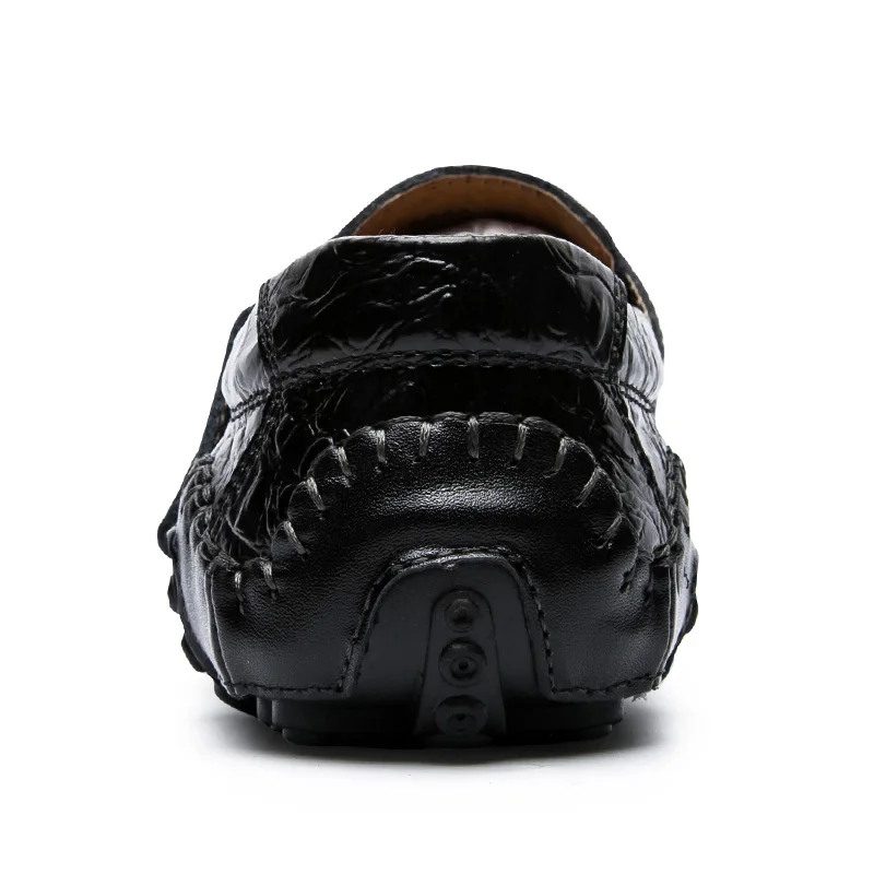 GLAZOV Brand Men Casual Shoes Fashion Genuine Leather Loafers Moccasins Men's Flats Male Driving Size 38-47 | Обувь