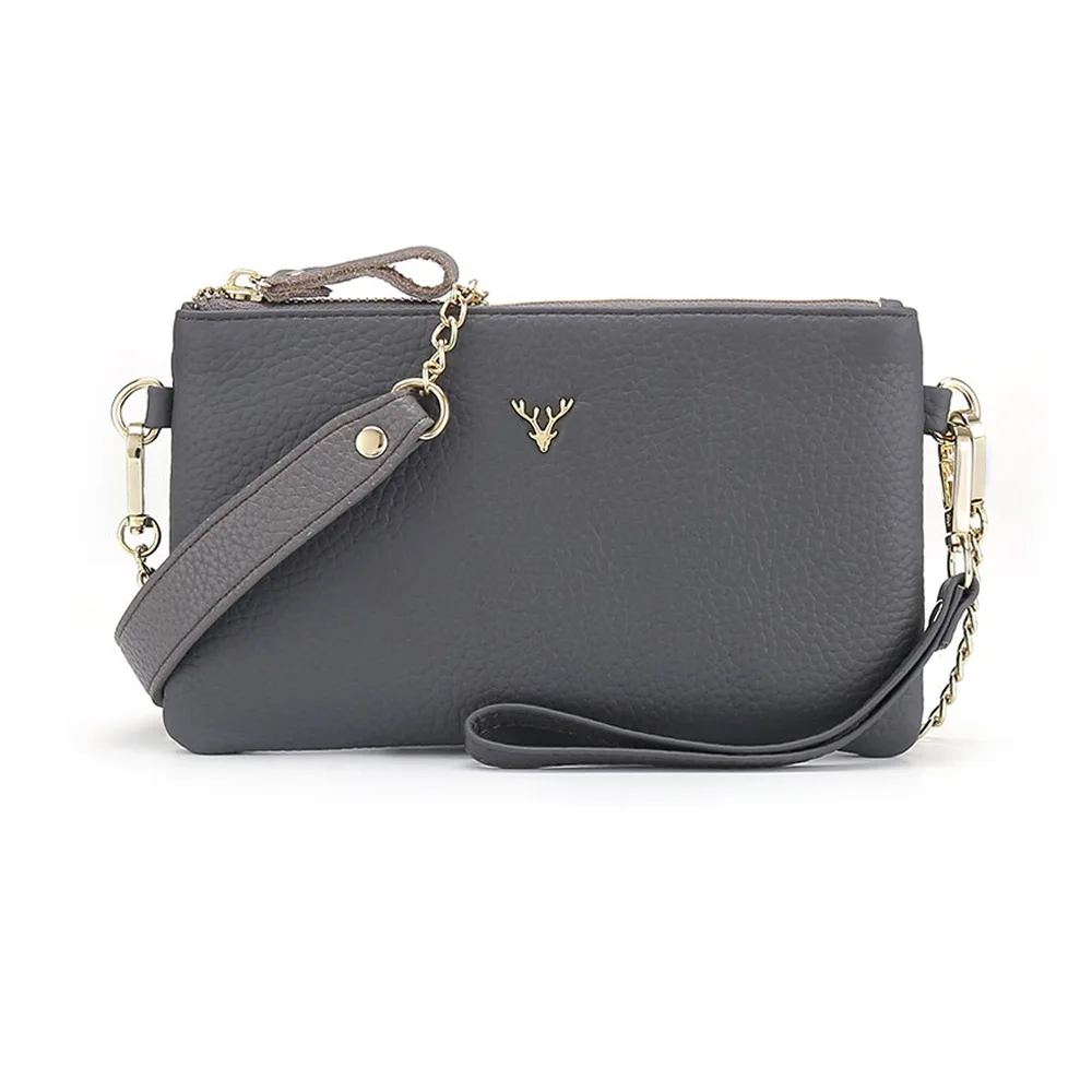 

Женская простая мягкая сумка-клатч из натуральной воловьей кожи, женская сумка-мессенджер #30