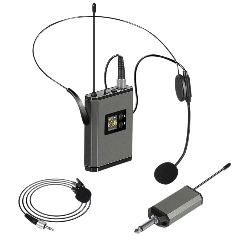 Беспроводная гарнитура петличный микрофон портативный динамик для ПА подкастов