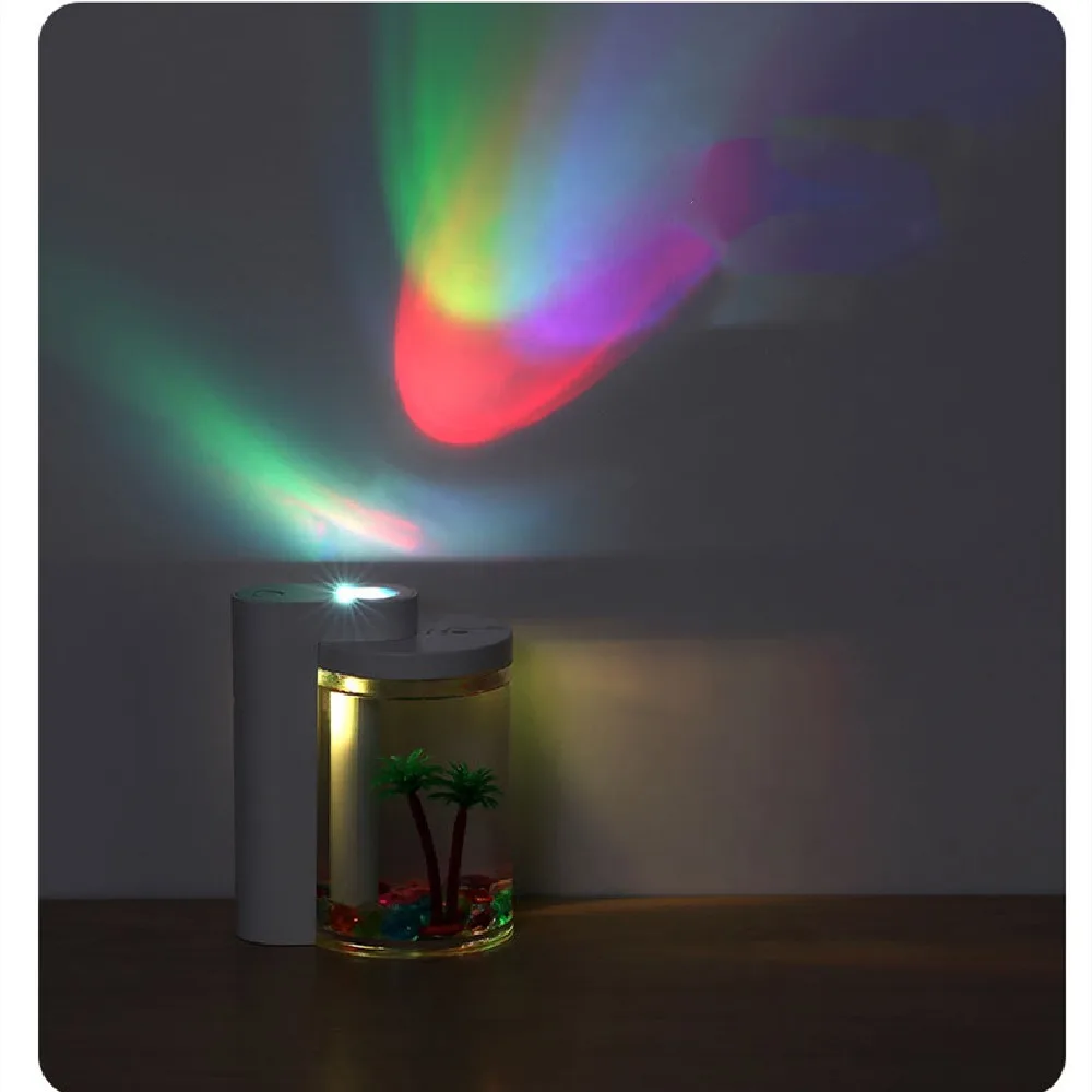 

Miniature landscape humidifier car cool mist humidifier, 260ml portable humidifier, automatically shut down without adding water