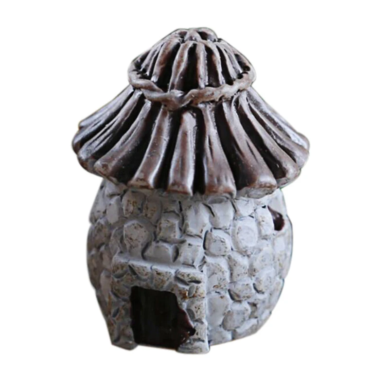 Смолы украшение для дома сада и DIY Мини Ремесло пейзаж с коттеджем картина