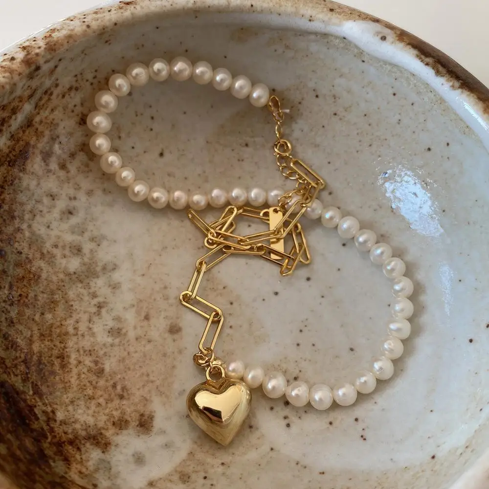 Ожерелье женское из серебра 925 пробы с пресноводным жемчугом|Ожерелья| |