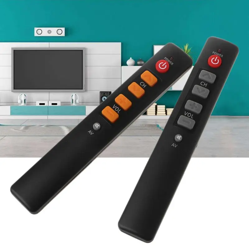 For Elderly 6 Key Learning Remote Control for TV  Set Top Box STB DVD DVB HIFI Copy Code From Infrared IR Remote Controller