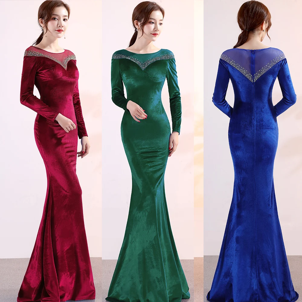 Сексуальное красное черное платье Русалка длиной до пола с открытой спиной