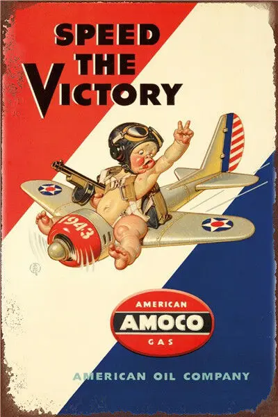 

Metal Tin Sign speed the victory Decor Bar Pub Home Vintage Retro