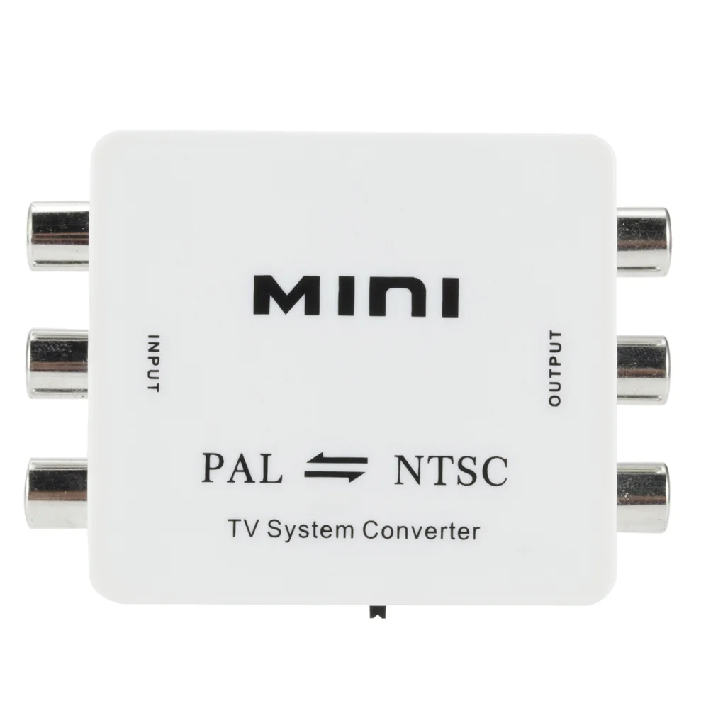 Двухсторонний ТВ-конвертер Mini PAL NTSC переключатель в композитные подключения |