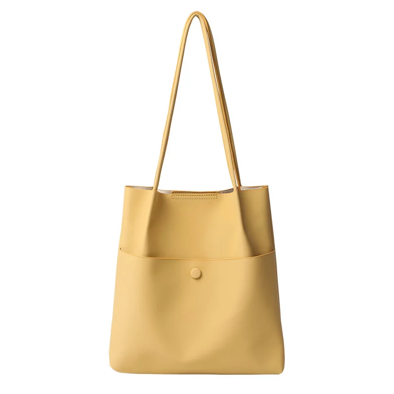 

New Korean Version Simple Nylon Handbag Fashion Mother And Son Designer Bag Leisure Literature And Art One Shoulder Tote Bag For