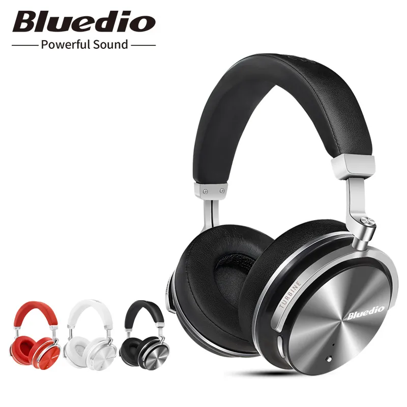 2017 Оригинал Bluedio T4S Bluetooth наушники с микрофоном беспроводной гарнитуры для iPhone - Фото №1