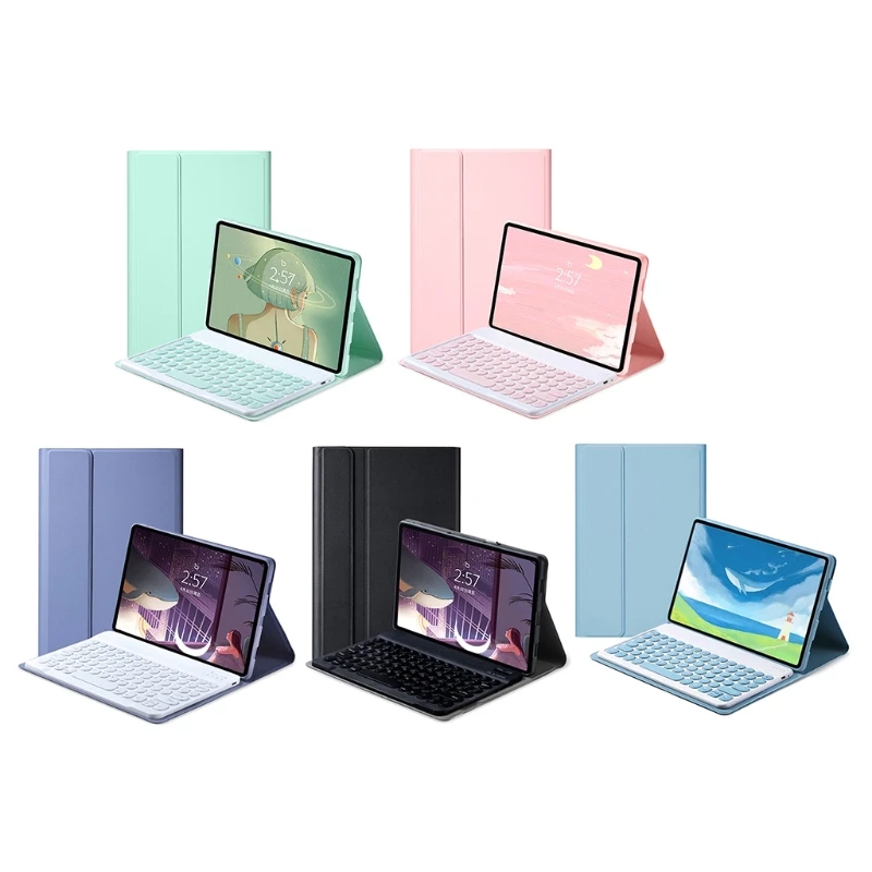 

L21D Tablet for Case for Mi Pad 5 / 5 Pro 11.0" 2021 PU Leather for Smart Sleep Wake Trifold Solid Sleeve Protective Cover