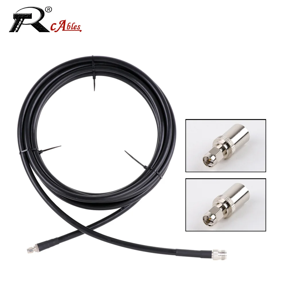 

LMR400 Cable SMA Female to RP SMA Female 50 Ohm RF Adapter Pigtail WIFI Antenna Extension Cable Low Loss Signal Booster Jumper