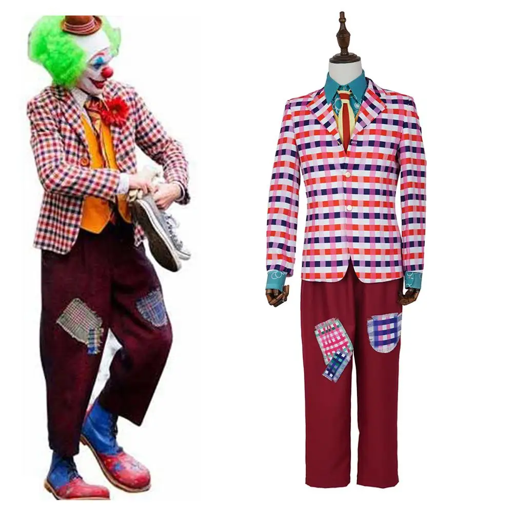 

Clown Suit Cosplay Party Halloween Animation Campus Activities Adult Costumes Full set