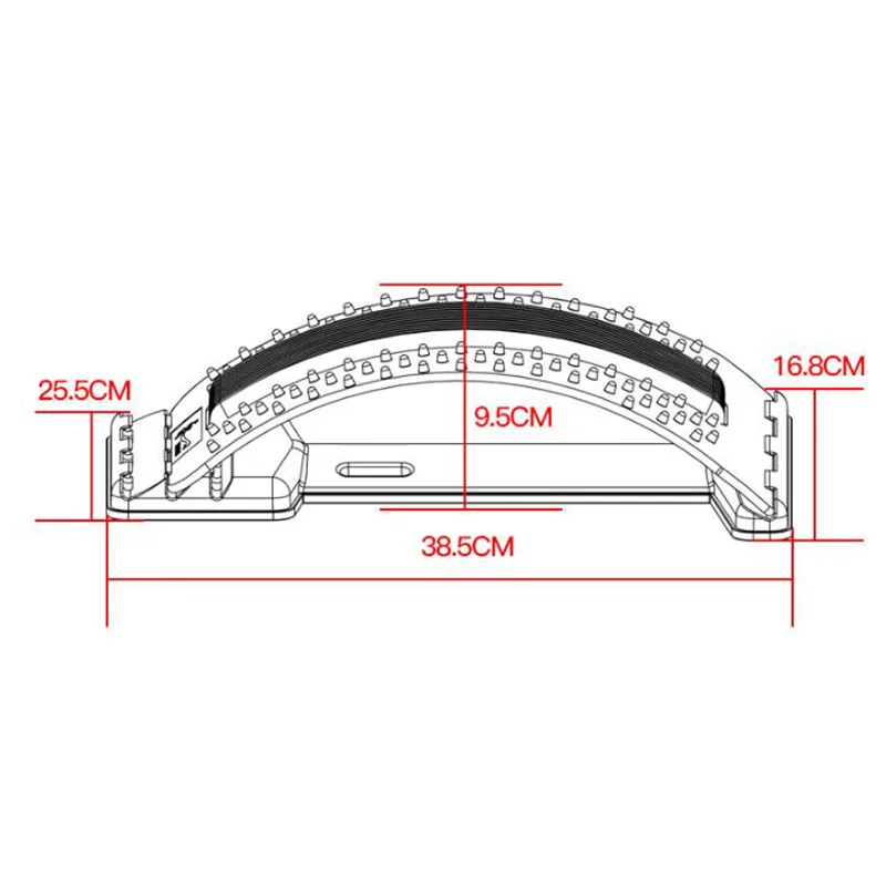 Высокое качество поясничного диска выступа талии деформации массажа бытовой