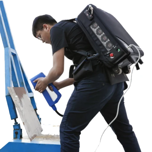 Промышленная 50 Вт 100 лазерная машина для удаления ржавчины цена лазерного