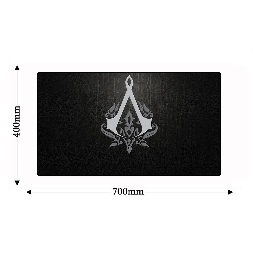 1 700*400 мм большой игровой коврик для мыши Assassins Creed Lockedge, большой ПК, натуральный каучук, игровой коврик для ноутбука, нескользящий коврик для мыши, коврик для мыши - Цвет: 1