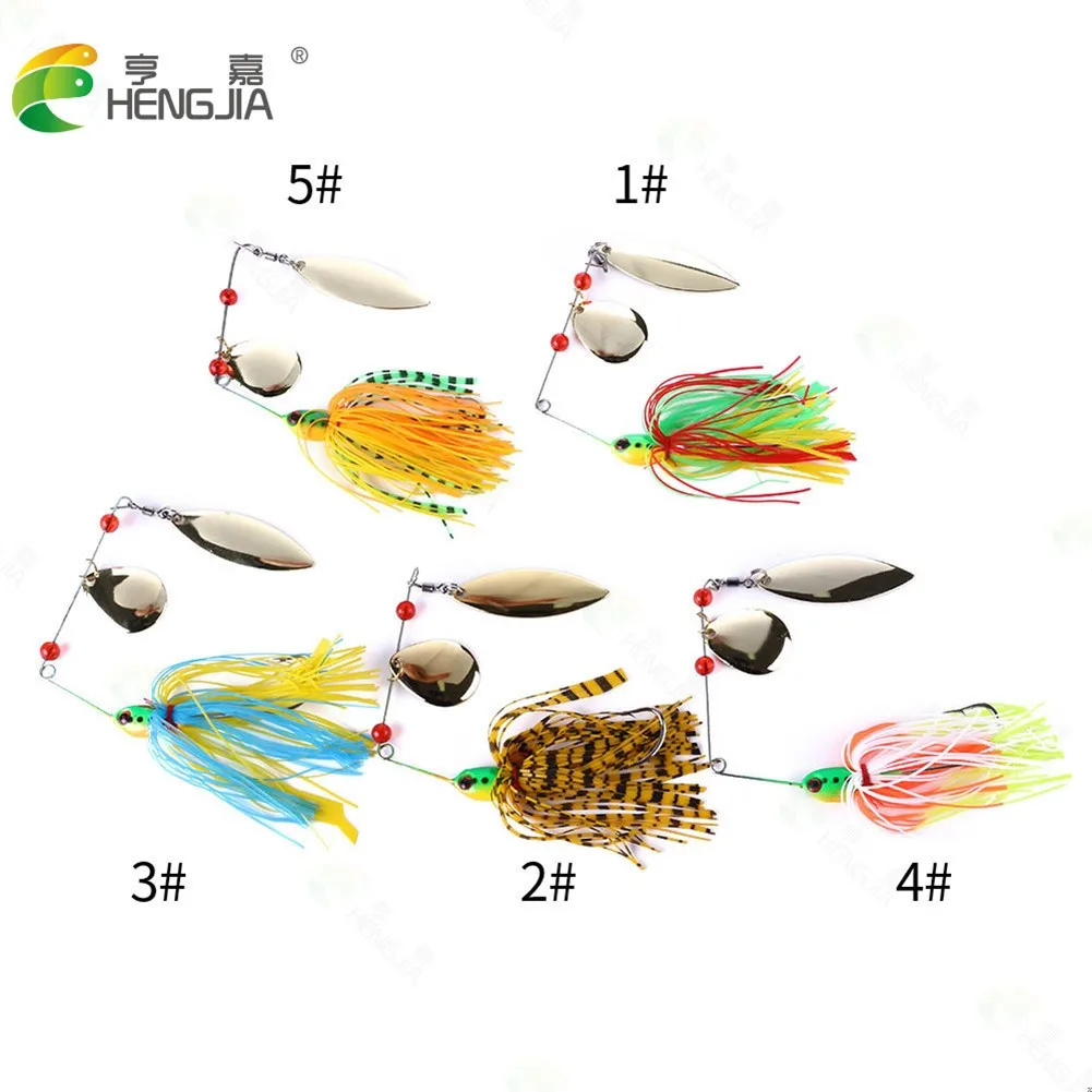 

Fishing Spinner Bait With Metal Fishing Spoon Lure Wobbler Skirted Swim Jigs Bass Baits Swimbait Fishing Tackle Tool Iscas Pesca