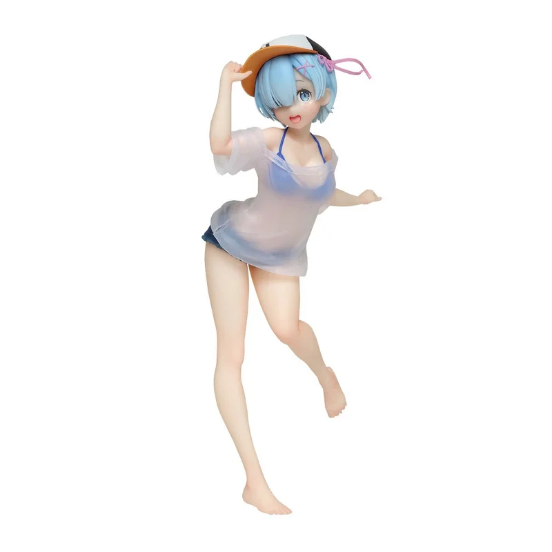 

Re:life In A Different World From Zero Rem T-Shirt Swimsuit Anime Dolls Figures Collectibles Pvc Model Desktop Ornaments Toys