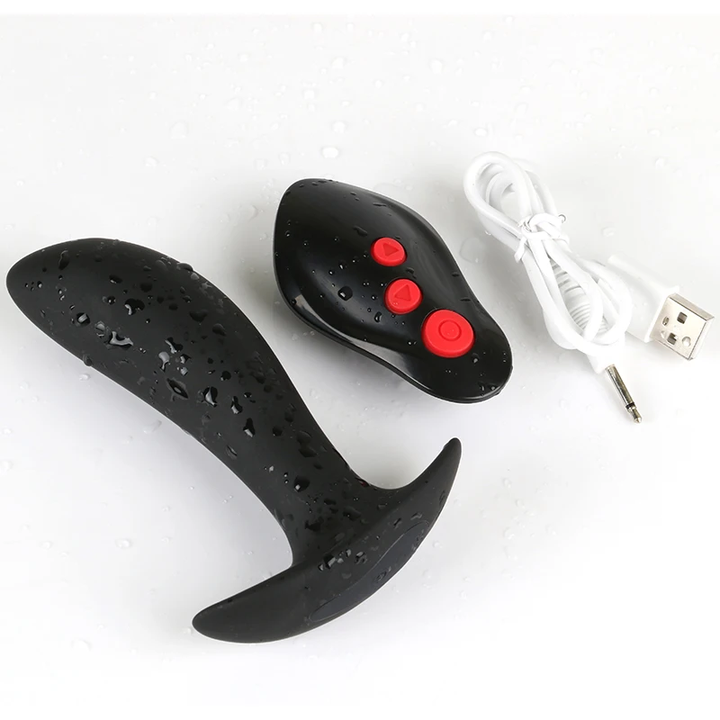 LUR Vibrating Butt Plug Electric Shock Anal Vibrator Male Sex Toy Prostate Massager Trainer 8 Vibration&ampElectric Sti | Красота и