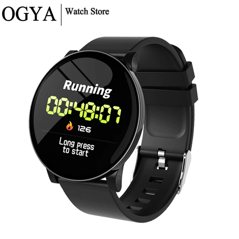 Умные часы с сенсорным экраном фитнес трекер пульсометр погода Fore cast Sleep кровяное