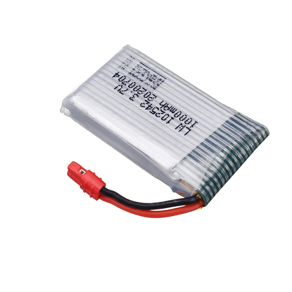Аккумулятор 3 7 в 1000 мАч для Syma X5HC X5HW X5UW X5UC запасные части квадрокоптера