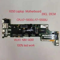 viux1 nm a091 for lenovo thinkpad x250 notebook motherboard cpu i7 5600ui7 5500u 100 test work