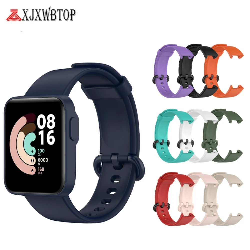 

Ремешок силиконовый для XiaoMi Mi Watch Lite, сменный спортивный силиконовый браслет для XiaoMi RedMi