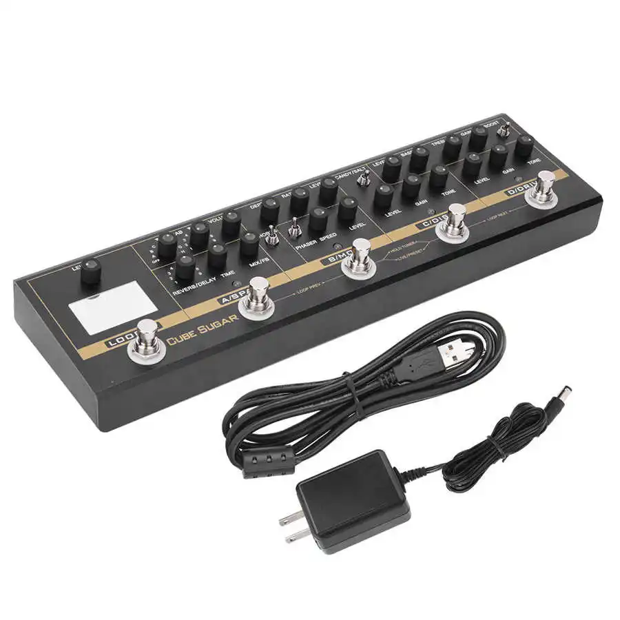 Powerful Single Block Effect Combination Pedal 4 Analog Circuit Modules of DELAY 5 REVERB for Electric | Спорт и развлечения