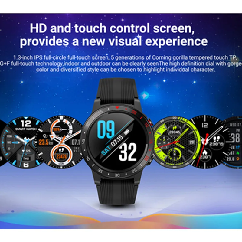 Смарт-часы M5 GPS с барометром альтиметром компасом Bluetooth-вызовом