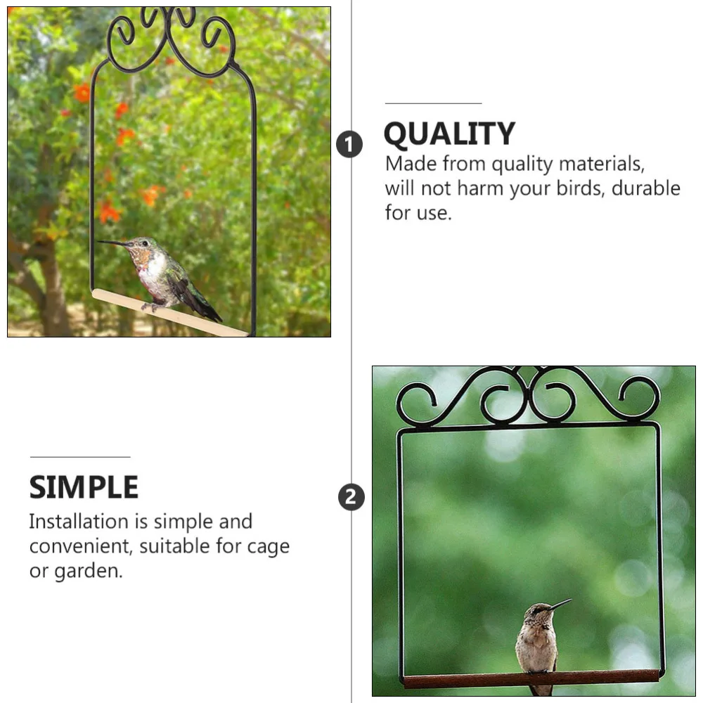 2 шт. подставка для клетки Колибри (черная) | Дом и сад