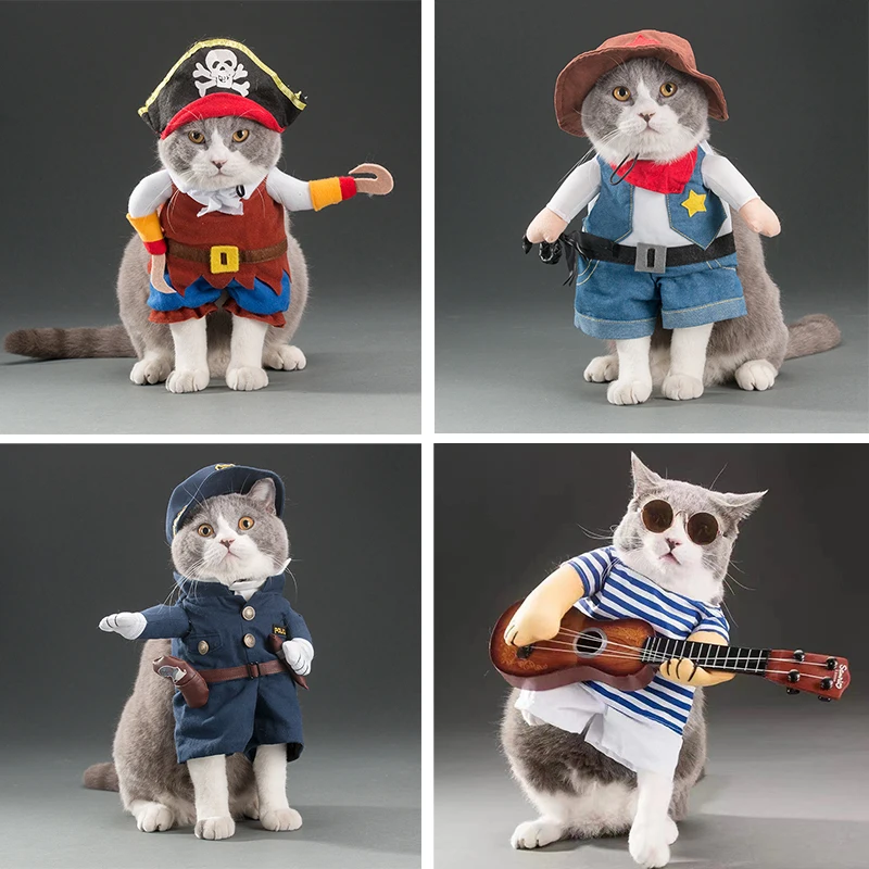 Милая и забавная одежда для домашних животных набор одежды пиратского корабля