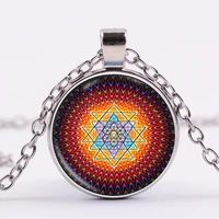 new buddhist sri lanka art photo cabochon glass pendant necklace jewelry accessories for womens mens fashion friendship gifts