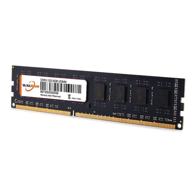 Карта памяти WAL RAM DDR3 8 ГБ 1333 МГц PC3-10600 240 контактов подходит для настольного